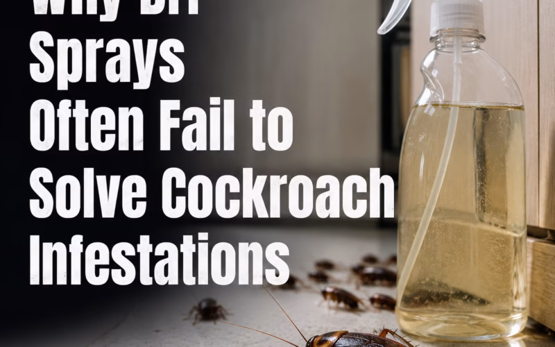 Why DIY Sprays Often Fail to Solve Cockroach Infestations