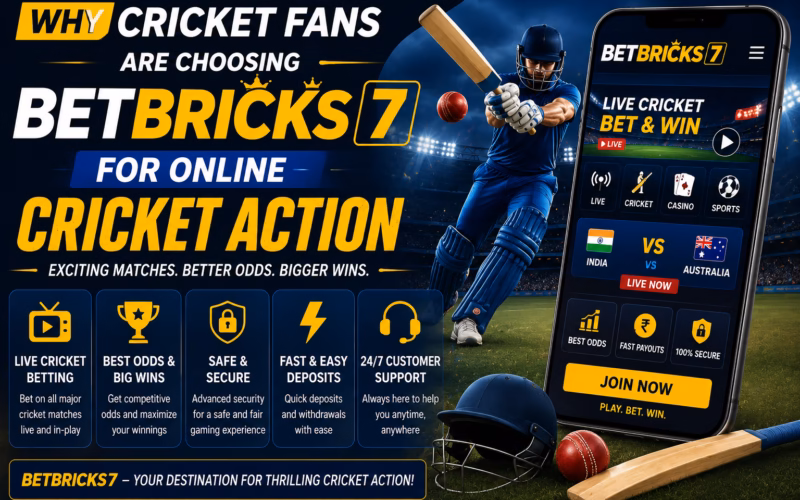 Why Cricket Fans Are Choosing BetBricks7 for Online Cricket Action