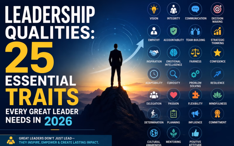 Leadership Qualities: 25 Essential Traits Every Great Leader Needs in 2026 