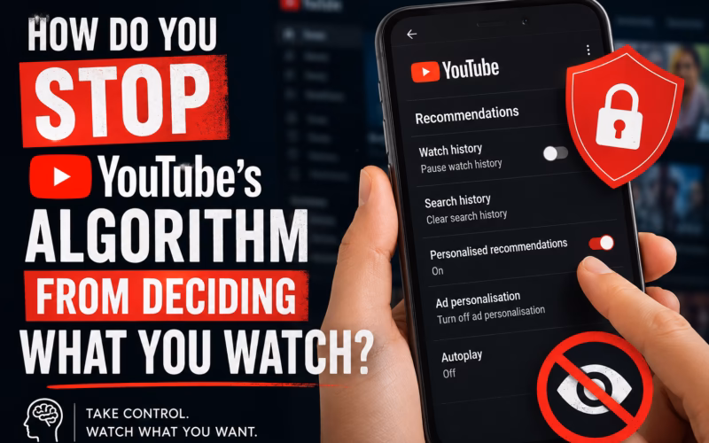 Wondering how to stop YouTube's algorithm?
