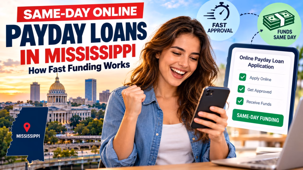 Same-Day Online Payday Loans in Mississippi: How Fast Funding Works